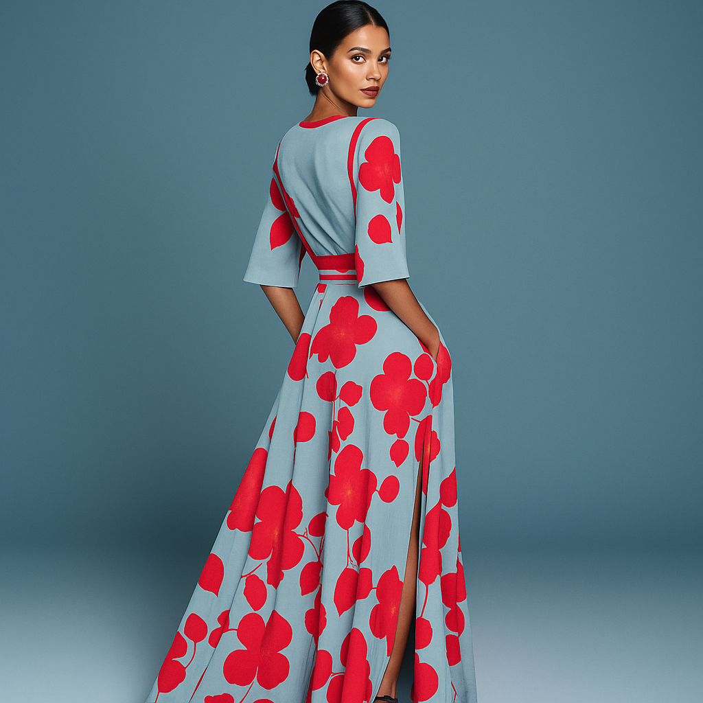 Vestido de Viscosa Elegante