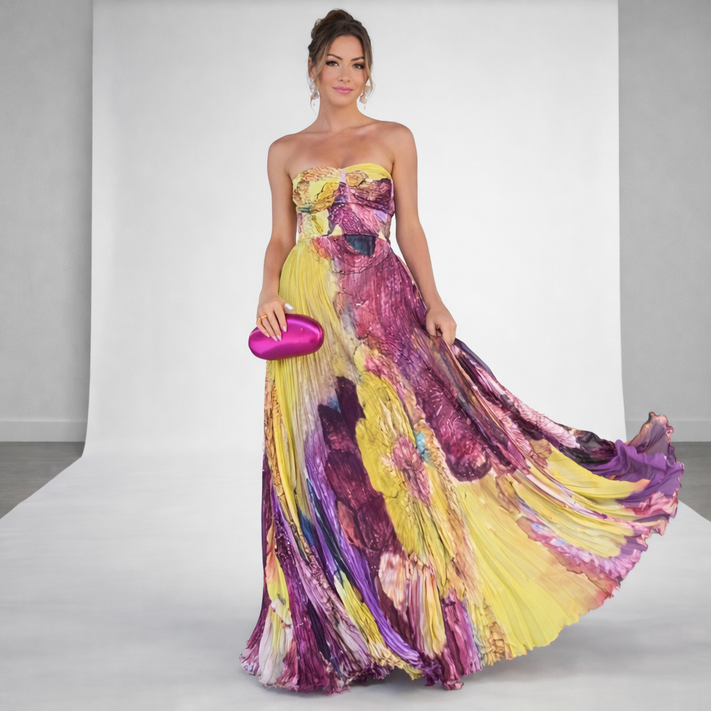 Vestido Valentina™ - Plisado que Estiliza y Suaviza la Silueta