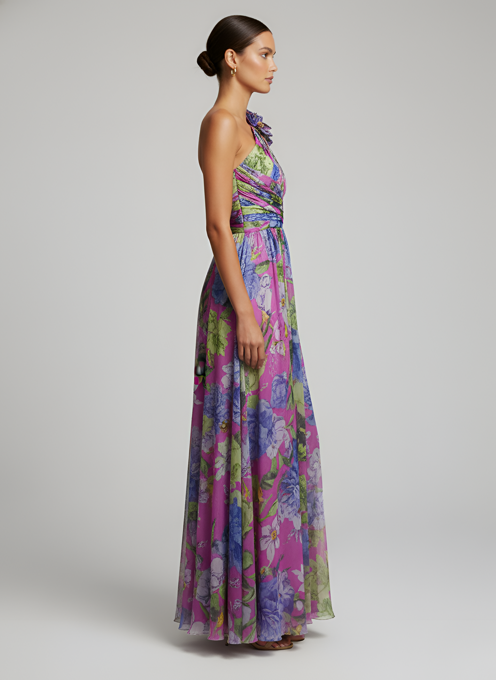 Daniela™  - Vestido Floral Asimétrico de Impacto