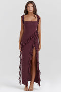 Vestido Ali™ -  Ligereza y movimiento con detalles volantes