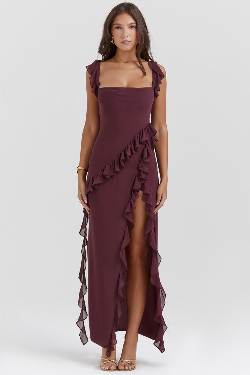 Vestido Ali™ -  Ligereza y movimiento con detalles volantes