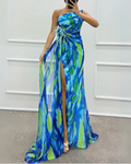 Vestido Draped Vibrante