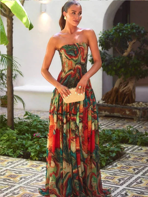 Vestido Marta™ -  Elegancia vibrante para momentos especiales
