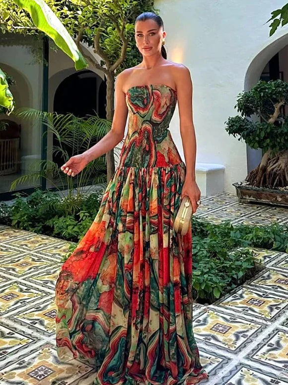 Vestido Marta™ | Elegancia vibrante para momentos especiales