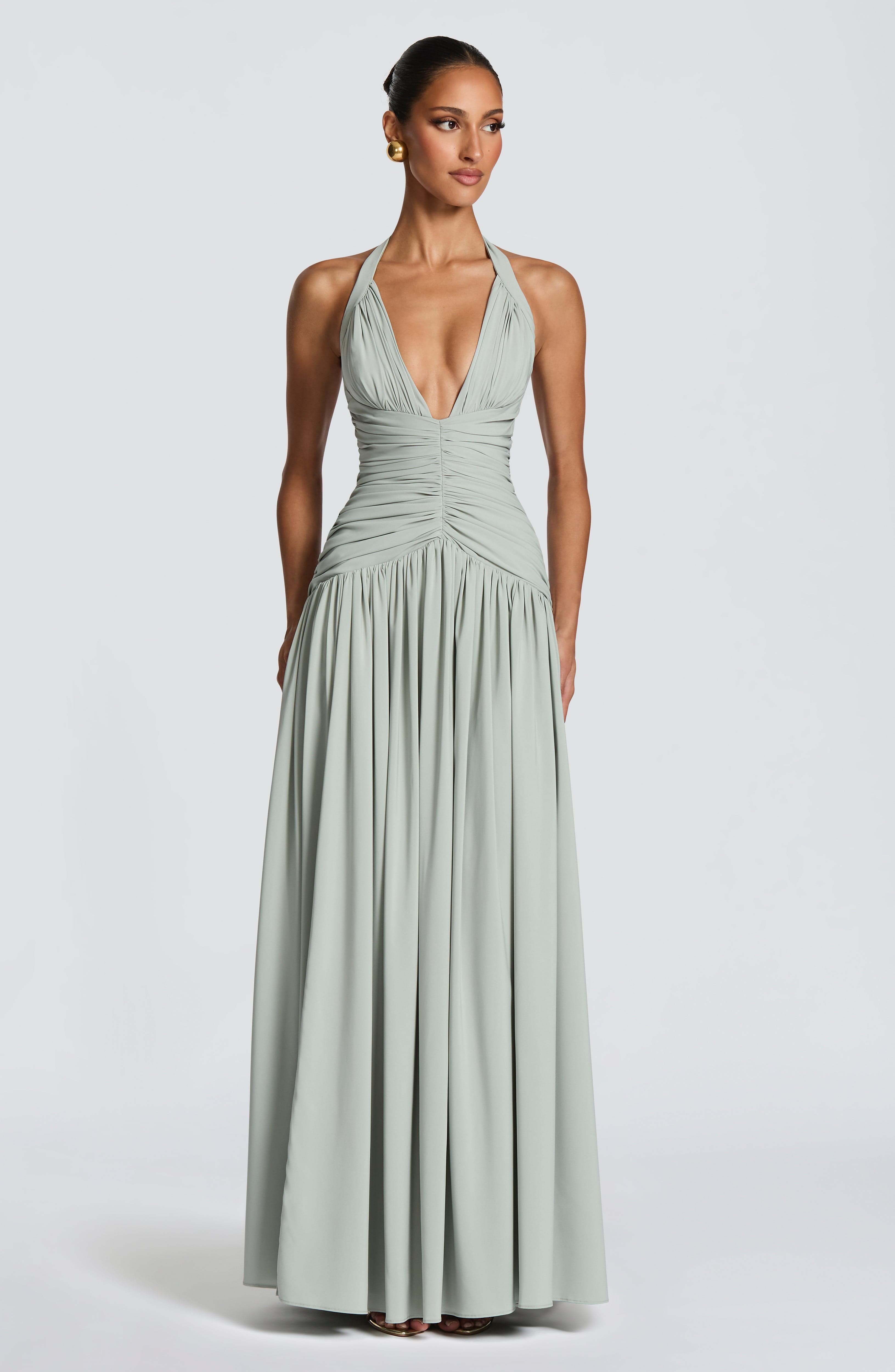 Vestido Martina™ | Elegancia fluida con escote halter