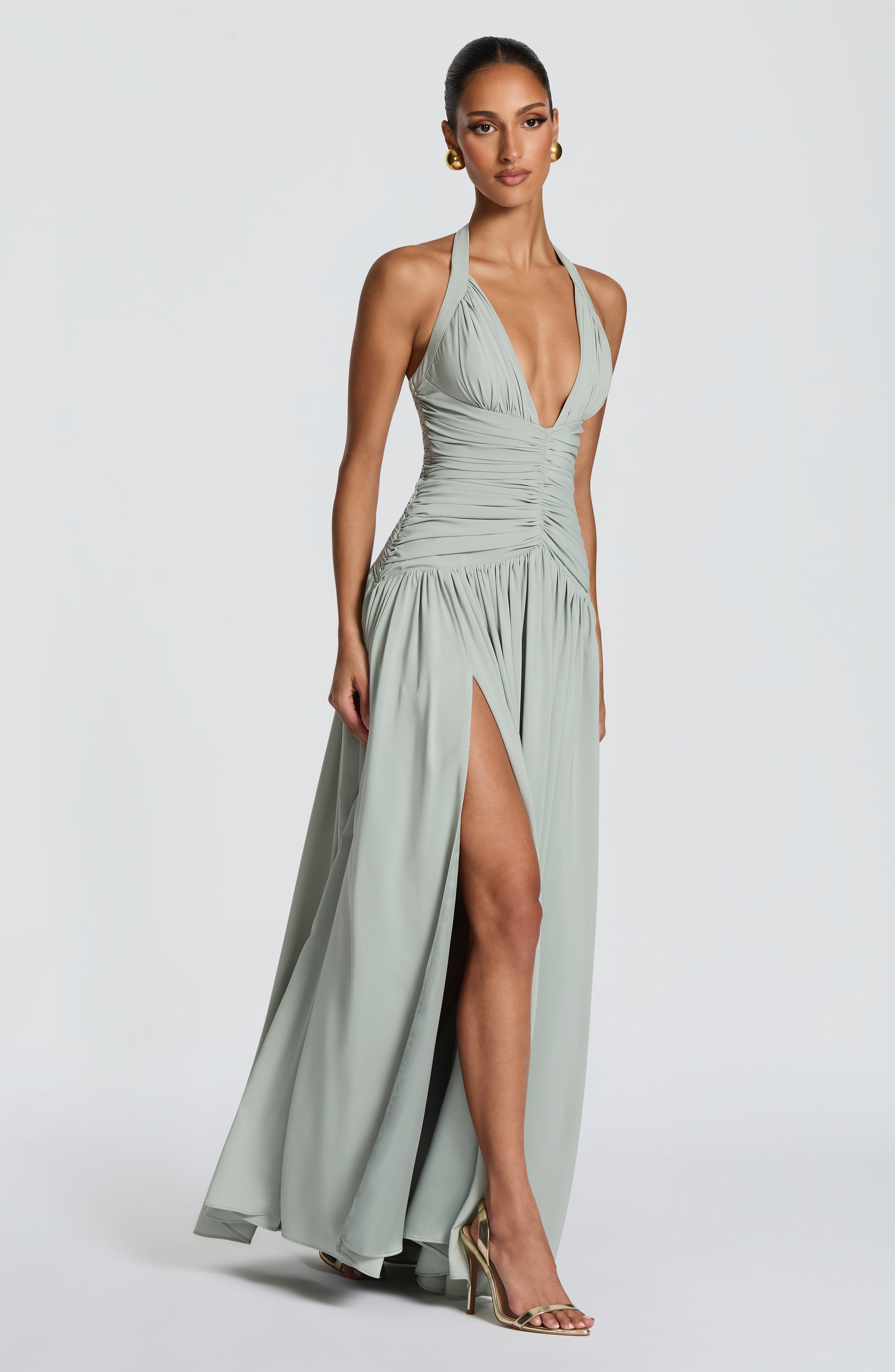 Vestido Martina™ | Elegancia fluida con escote halter