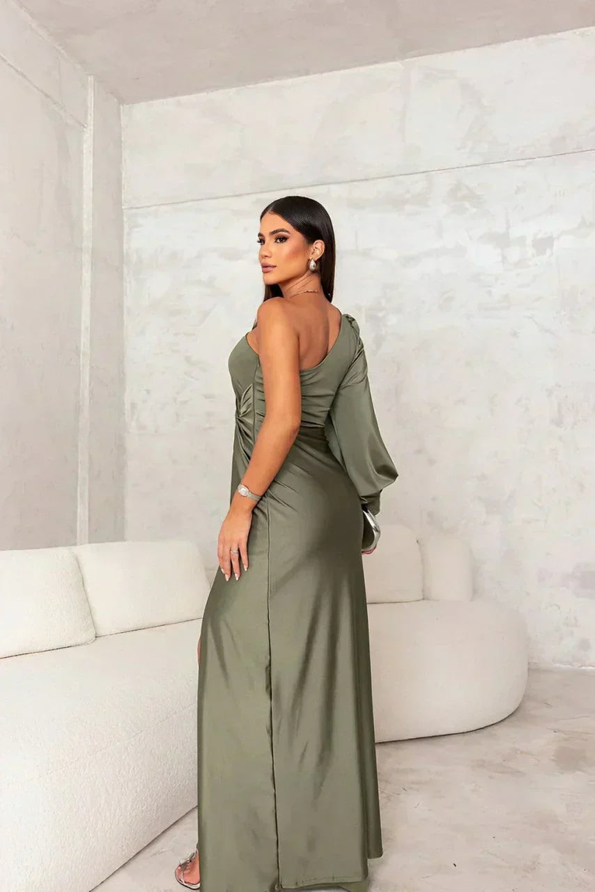 Vestido Gil™ | Elegancia fluida de un solo hombro