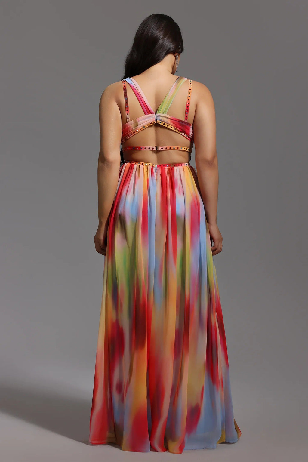 Lara™ - Vestido Multicolor Elegante y Fluido